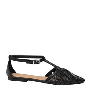 Freysw leren sandalen zwart