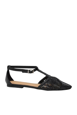 Freysw leren sandalen zwart