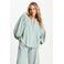 POM Amsterdam gestreepte blouse groen