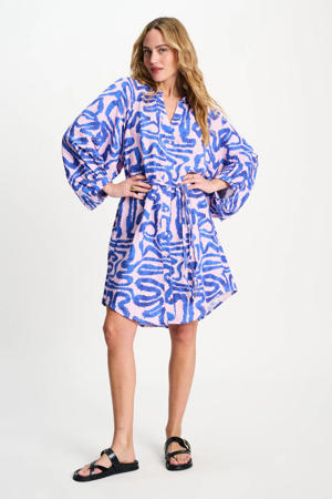 zomerjurk blauw