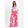 POM Amsterdam wide leg high waist gebloemde broek multi