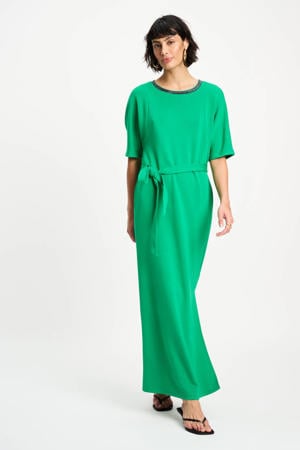 T-shirtjurk zomerjurk met glitter groen