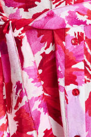 thumbnail: POM Amsterdam gebloemde blousejurk roze