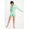 POM Amsterdam regular waist casual short groen