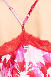 thumbnail: POM Amsterdam gebloemde top rood