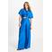 POM Amsterdam wide leg high waist broek blauw