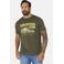 Jan Vanderstorm +FIT Collectie regular T-shirt BALVAR olijfgroen