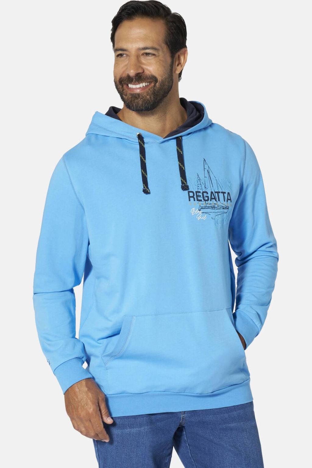 Jan Vanderstorm +FIT Collectie hoodie Plus Size GUNDBERT blauw