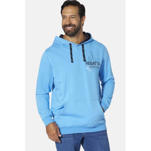 Jan Vanderstorm +FIT Collectie hoodie Plus Size GUNDBERT blauw afbeelding