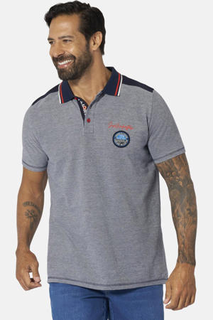 +FIT Collectie regular polo Plus Size NOLTTI donkerblauw