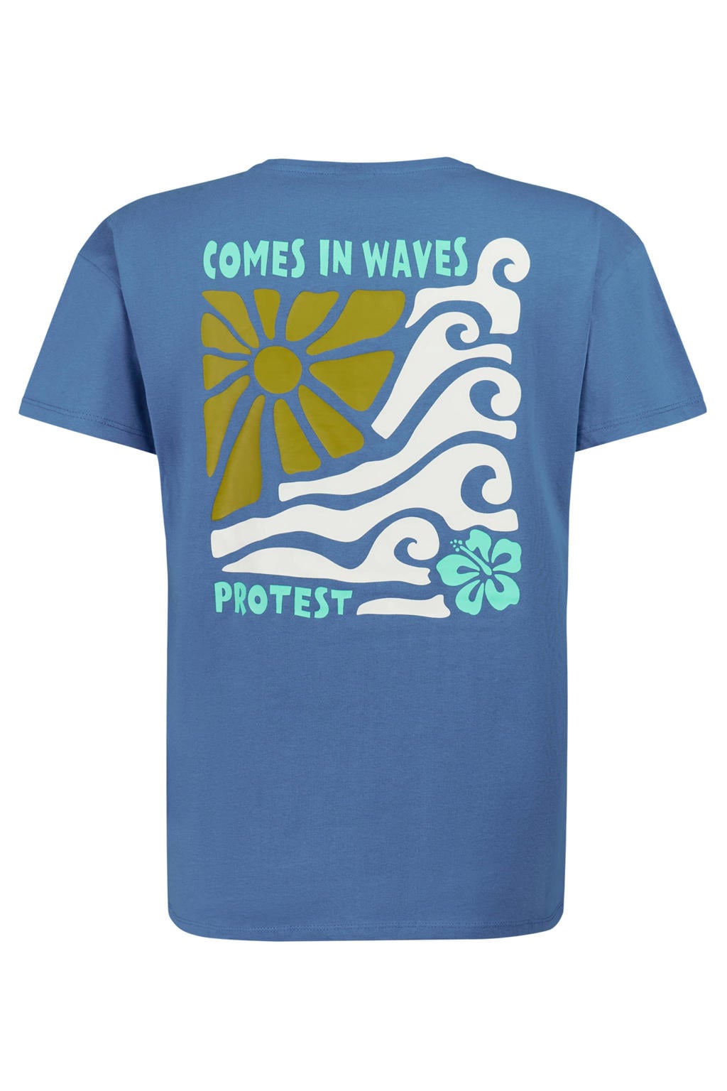 Protest T-shirt blauw