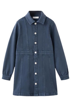 denim spijkerjurk dark blue denim