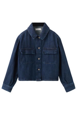 denim spijkerjas dark blue denim