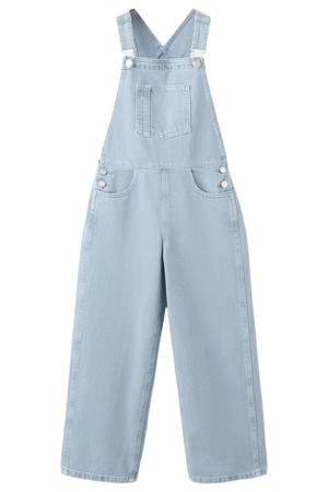 denim tuinbroek light blue denim
