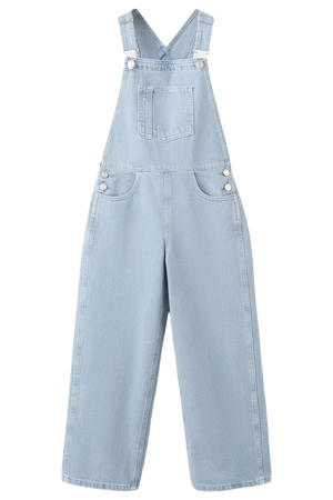 denim tuinbroek light blue denim