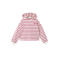 Mango Kids gestreepte hoodie rood