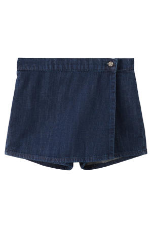 denim skort donkerblauw