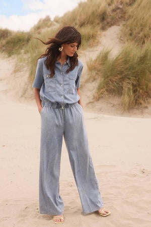 blouse blauw