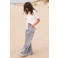 Yest high waist casual broek blauw