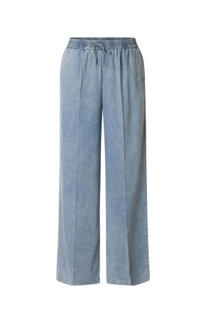 Yest wide leg broek Yarah olijfgroen