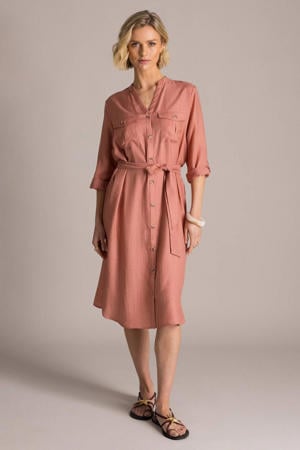 blousejurk roodbruin