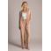 Yest wide leg regular waist broek met linnen beige