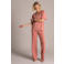 Yest straight regular waist broek oudroze