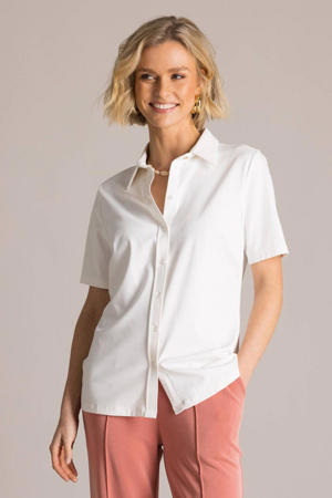 blouse travelstof wit