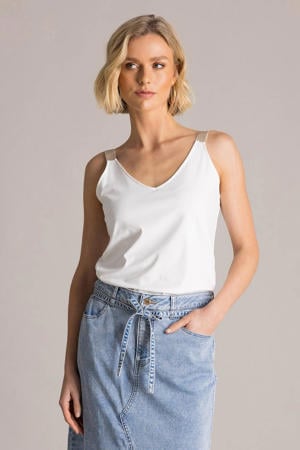 top wit met glitter
