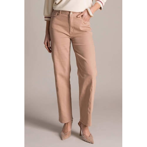 Yest slim fit jeans beige afbeelding