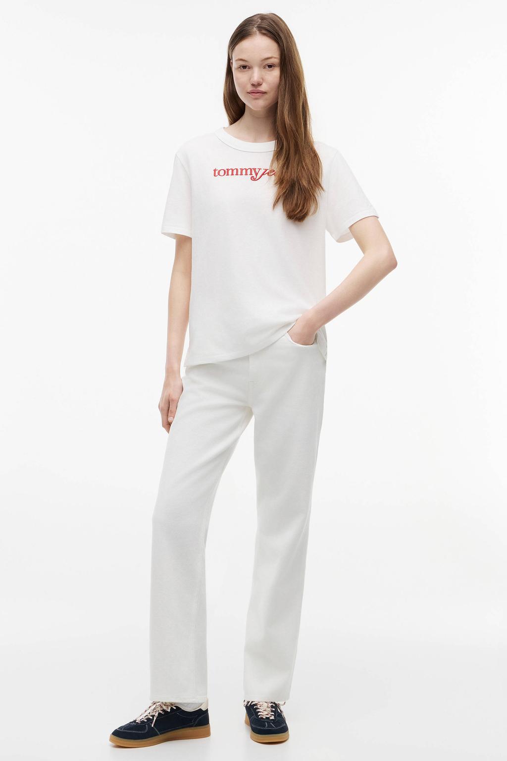 Tommy Jeans T-shirt ecru