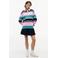 Tommy Jeans gestreepte sweater marineblauw