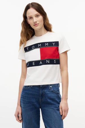 T-shirt met logo - wit