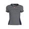 Tommy Jeans aansluitende gestreepte top - marineblauw