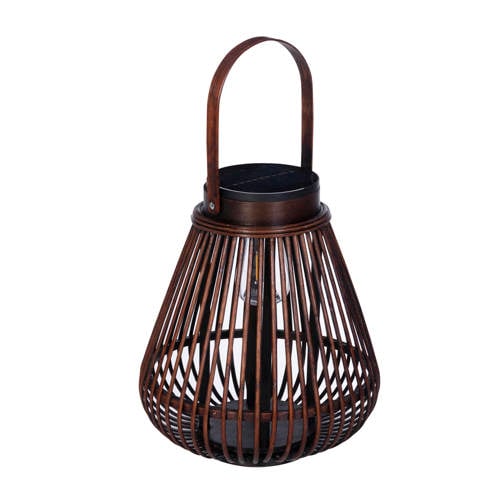 Luxform tafellamp solar Nerja – bruin