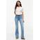 Tommy Hilfiger high waist flared jeans - lichtblauw