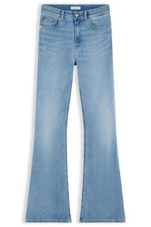 high waist flared jeans - lichtblauw