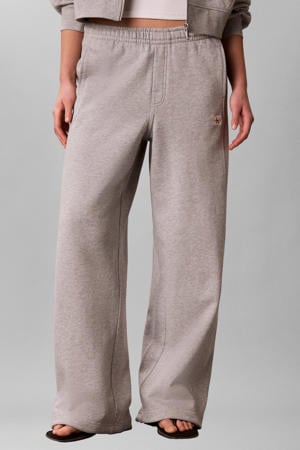 wide leg broek - grijs