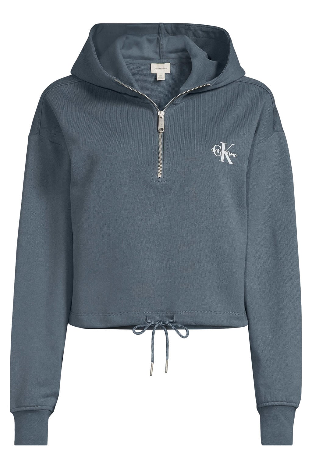 CALVIN KLEIN JEANS hoodie met logo - grijs