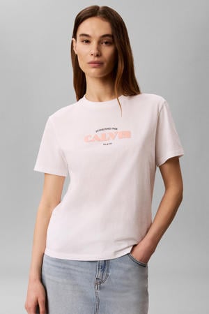 T-shirt met tekst - wit