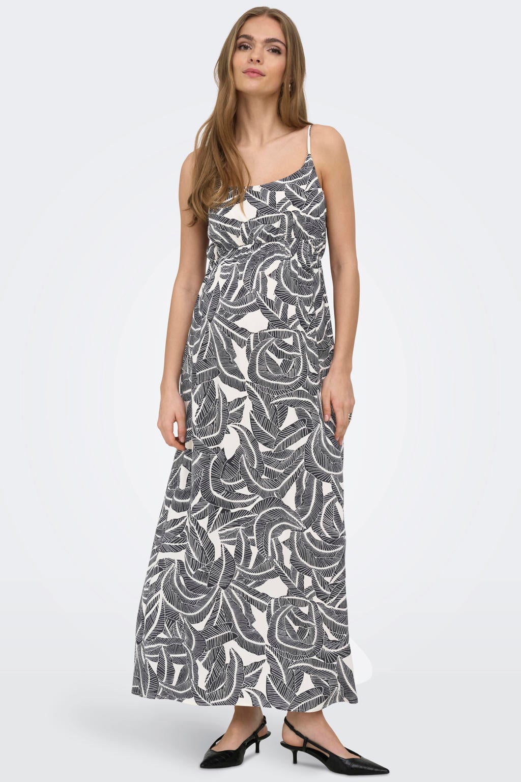 ONLY MATERNITY zwangerschaps maxi jurk antraciet