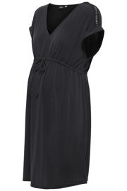 thumbnail: ONLY MATERNITY zwangerschaps midi jurk zwart