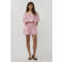 Studio AMAYA gestreepte off shoulder top roze