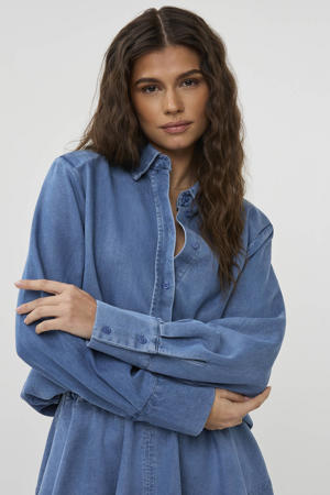 blouse blauw