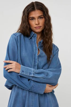 blouse blauw
