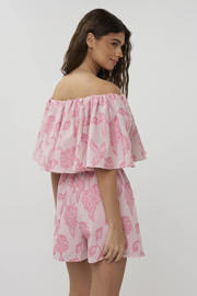 thumbnail: Studio AMAYA high waist gestreepte casual short roze