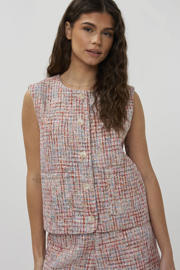 thumbnail: Studio AMAYA bouclé gilet multi