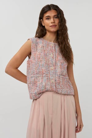 bouclé gilet multi