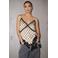 Gossia top met stippen beige