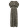 Gossia maxi jurk met panterprint bruin